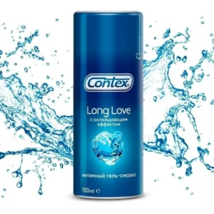 contex long love lubricant, cooling intimate gel, menthol lubricant gel, water based lubricant 100ml, contex cooling effect gel, გამაგრილებელი ლუბრიკანტი, ინტიმური გელი მენთოლით, ლუბრიკანტი ხანგრძლივი სიამოვნებისთვის, Contex ინტიმური გელი, ვაგინალური და ანალური ლუბრიკანტი